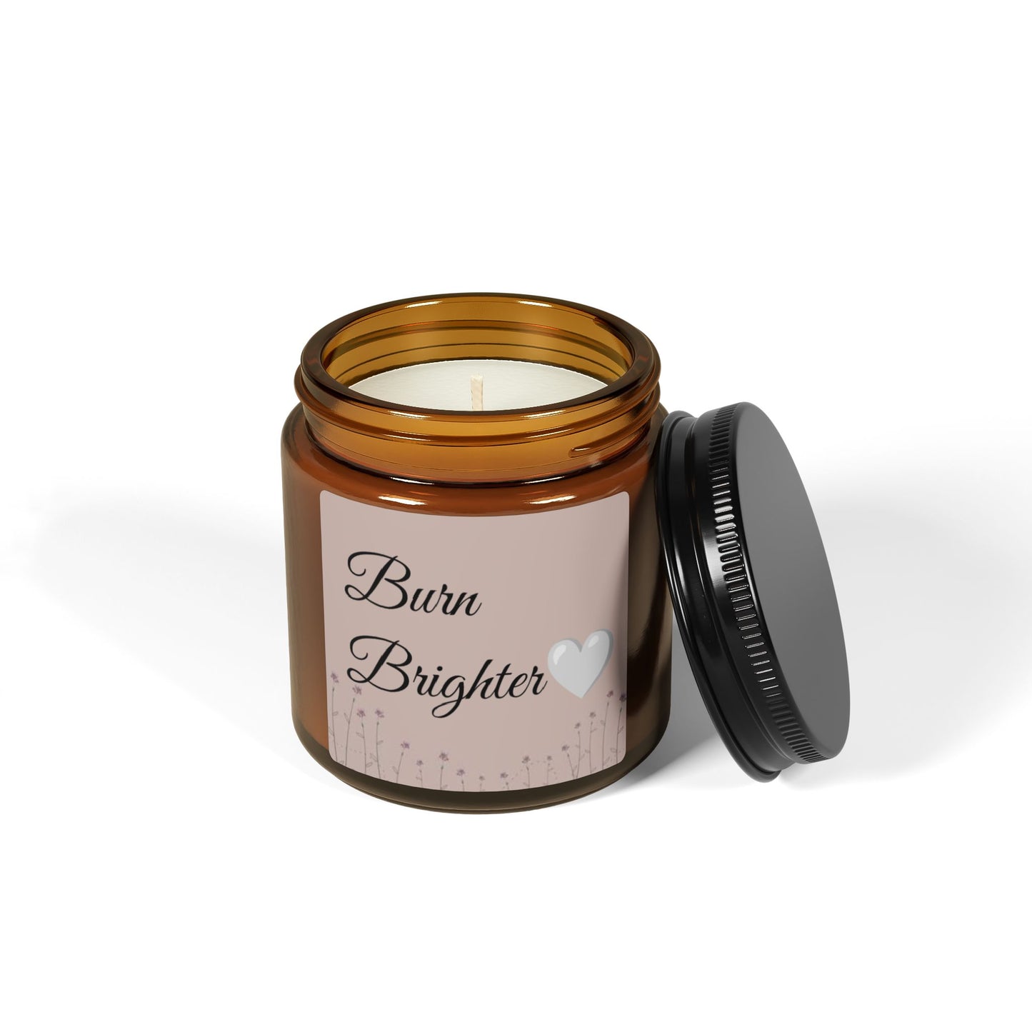 Scented Soy Candle - Burn Brighter - Cozy Home Decor, Gift for Her, Aromatherapy, Relaxation, Self-Care Present