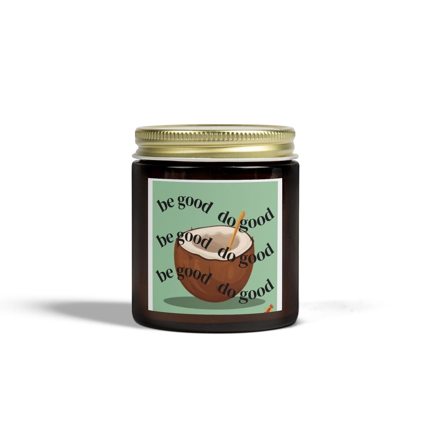 Be Good, Do Good Scented Candles - Eco-Friendly Coconut Apricot Wax, Perfect Gifts for Relaxation, Home Decor, Wellness