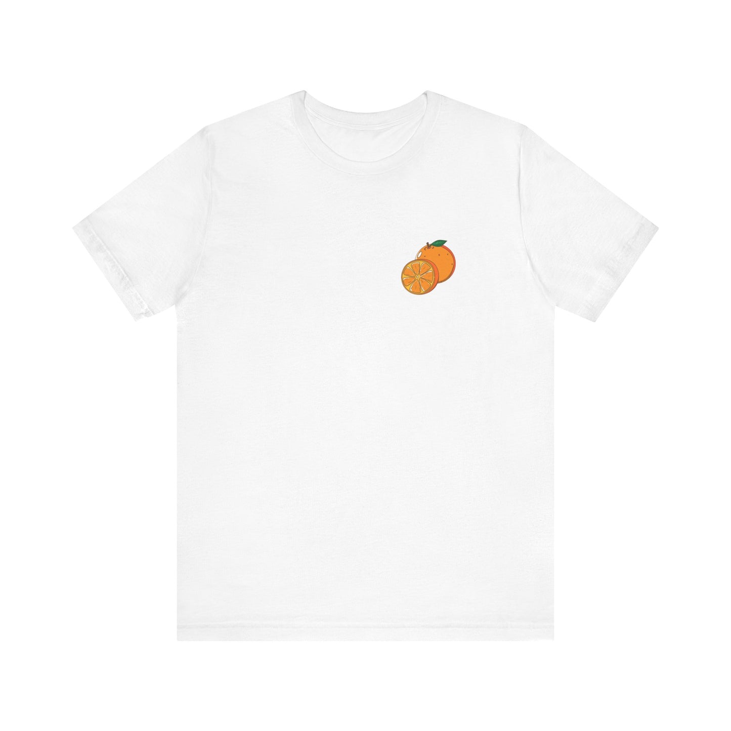 Fresh Off the Market Citrus Tee - Unisex Short Sleeve Shirt, Casual Wear, Summer Fashion, Gift for Fruit Lovers, Orange Graphic T-Shirt
