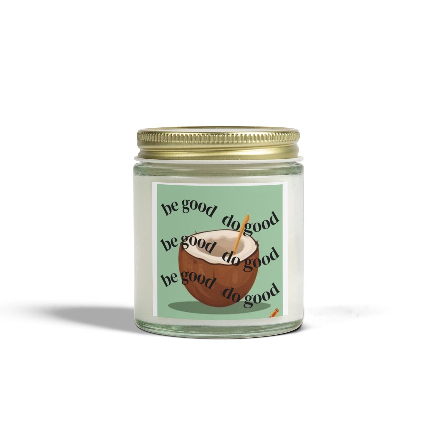 Be Good, Do Good Scented Candles - Eco-Friendly Coconut Apricot Wax, Perfect Gifts for Relaxation, Home Decor, Wellness