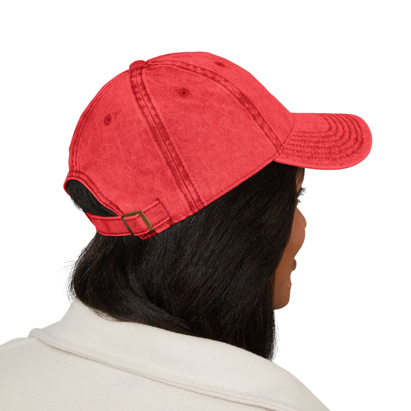 Vintage Embroidered Cap with Heart Design, Gift for Mom, Casual Hat, Trendy Accessories, Mother's Day Gift, Everyday Wear, Cute Cap