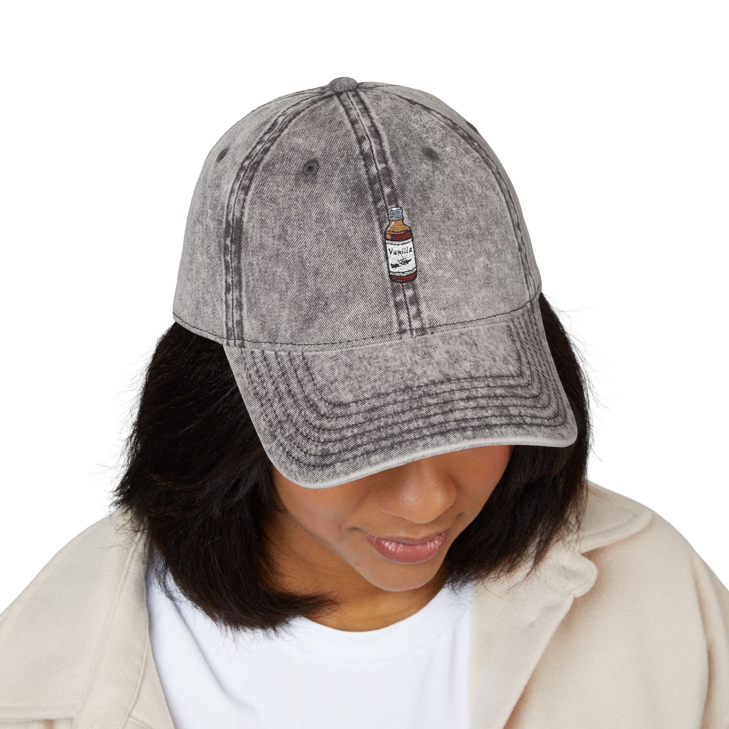 Vintage Embroidered Cap with Heart Design, Gift for Mom, Casual Hat, Trendy Accessories, Mother's Day Gift, Everyday Wear, Cute Cap