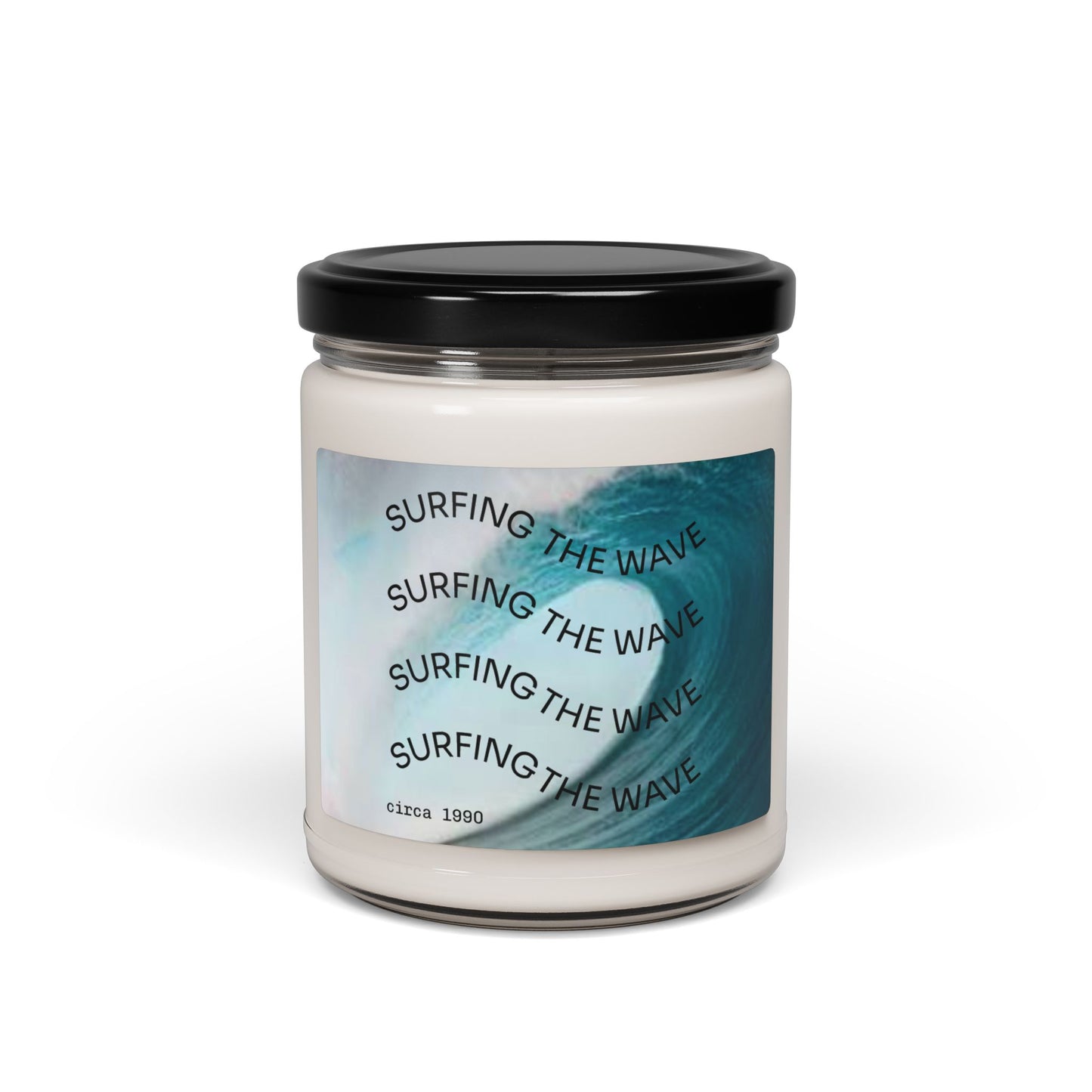 Surfing the Wave Scented Soy Candle | Summer Vibes Candle for Beach Lovers, Coastal Decor, Relaxation, Gift Idea, Home Fragrance