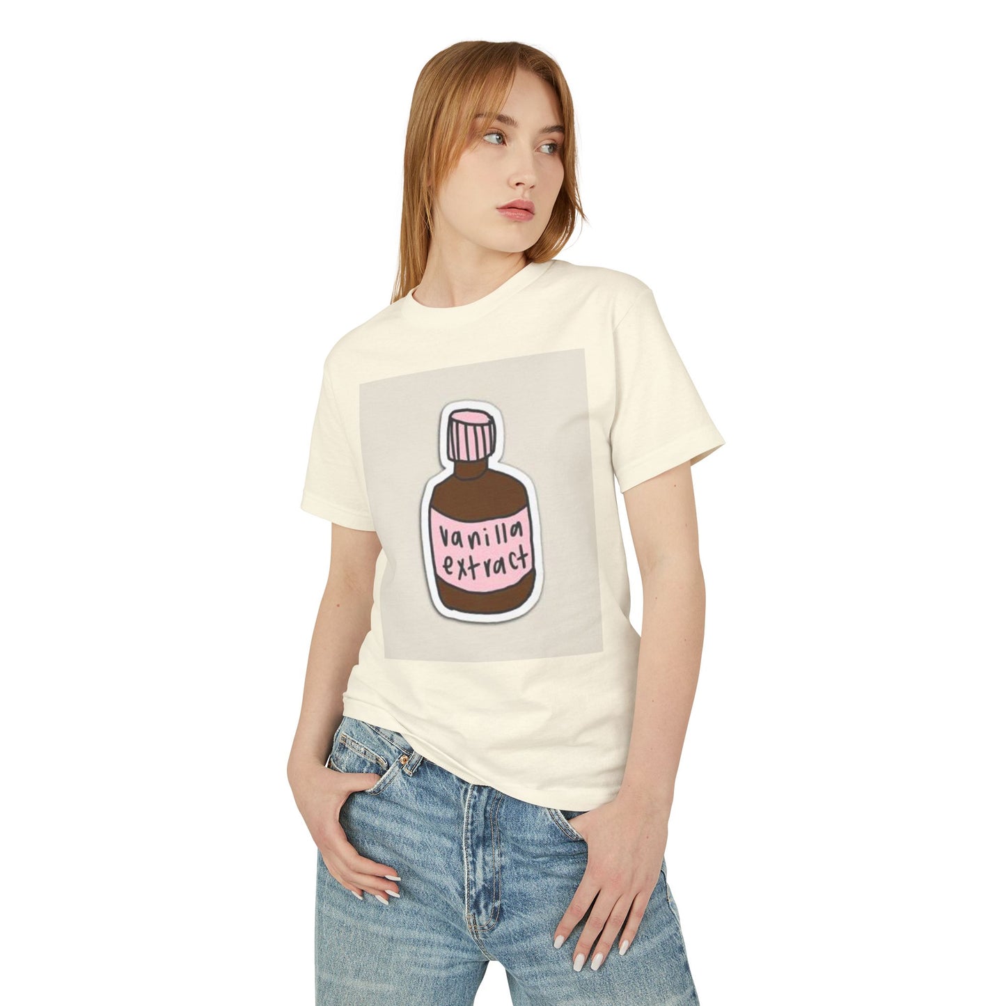 Vanilla Extract Unisex Tee, Cute Funny T-Shirt, Foodie Gift, Casual Wear, Birthday Gift, Kitchen Décor Shirt