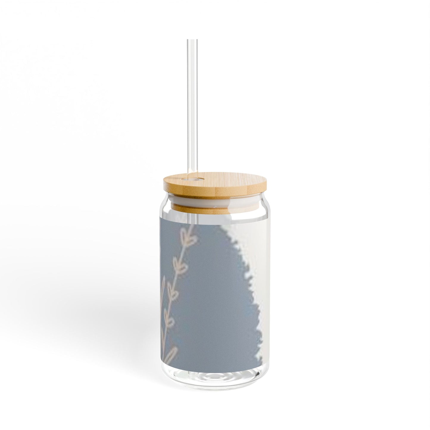 Stylish Sipper Glass - Eco-Friendly Beverage Container, Perfect for Home Decor, Gifts, and Parties, Reusable Drinking Glass
