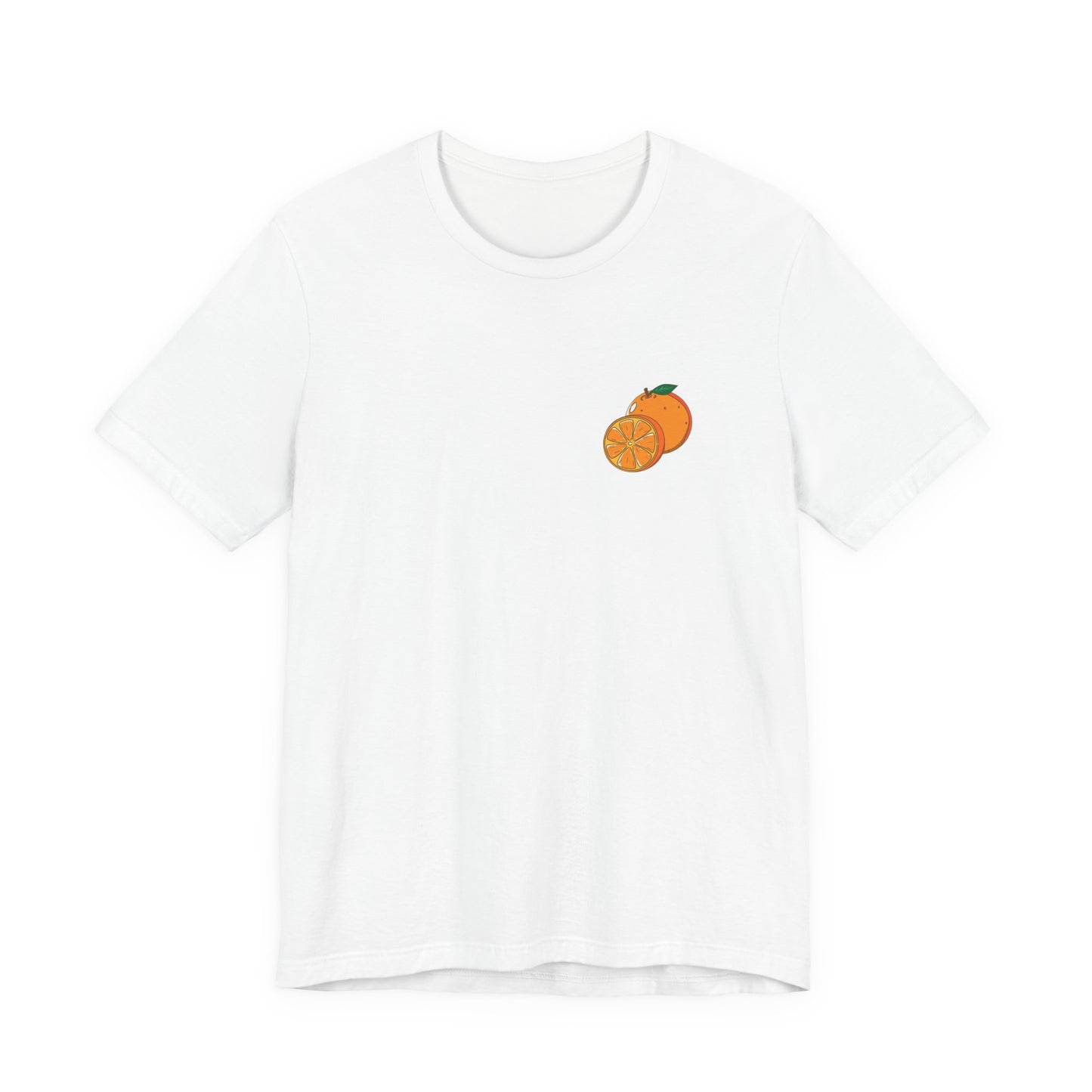 Fresh Off the Market Citrus Tee - Unisex Short Sleeve Shirt, Casual Wear, Summer Fashion, Gift for Fruit Lovers, Orange Graphic T-Shirt