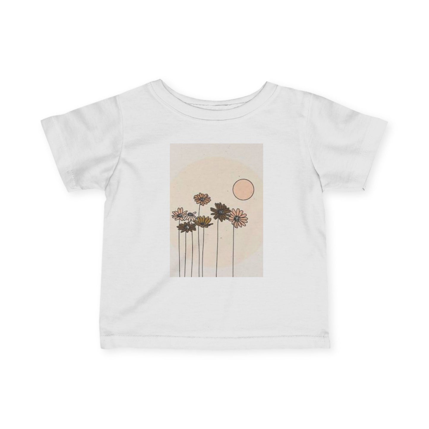 Infant Floral Tee - Adorable Baby T-Shirt, Cute Spring Fashion, Newborn Gift, Baby Shower Essential, Toddler Summer Style