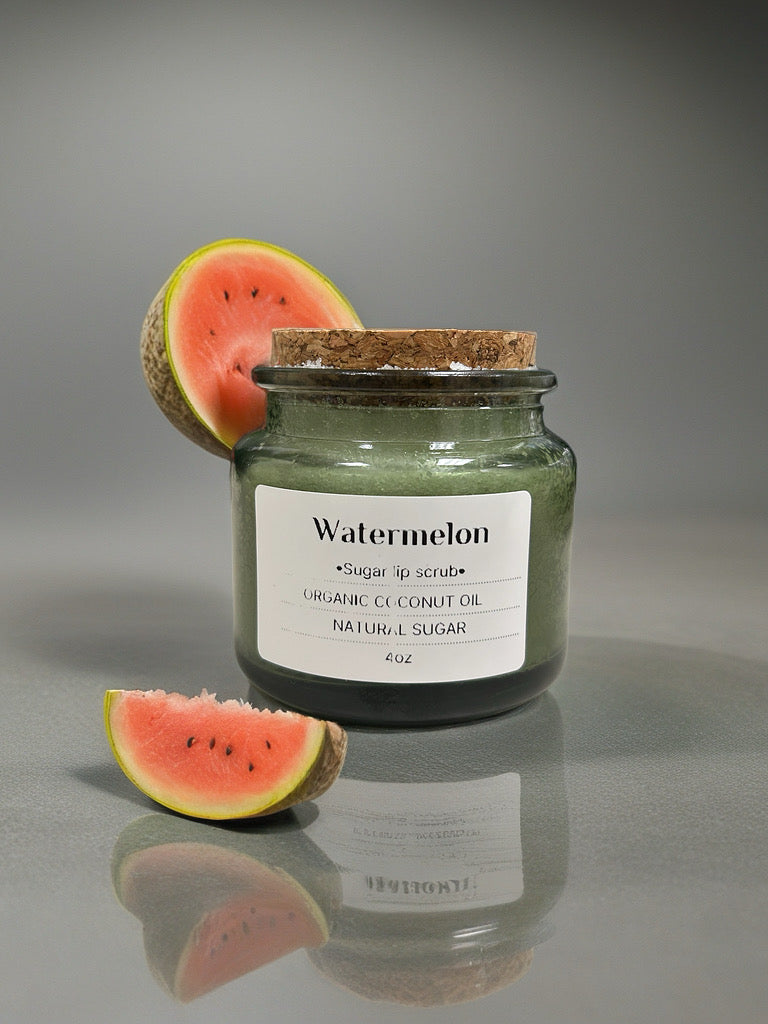 Watermelon lip scrub