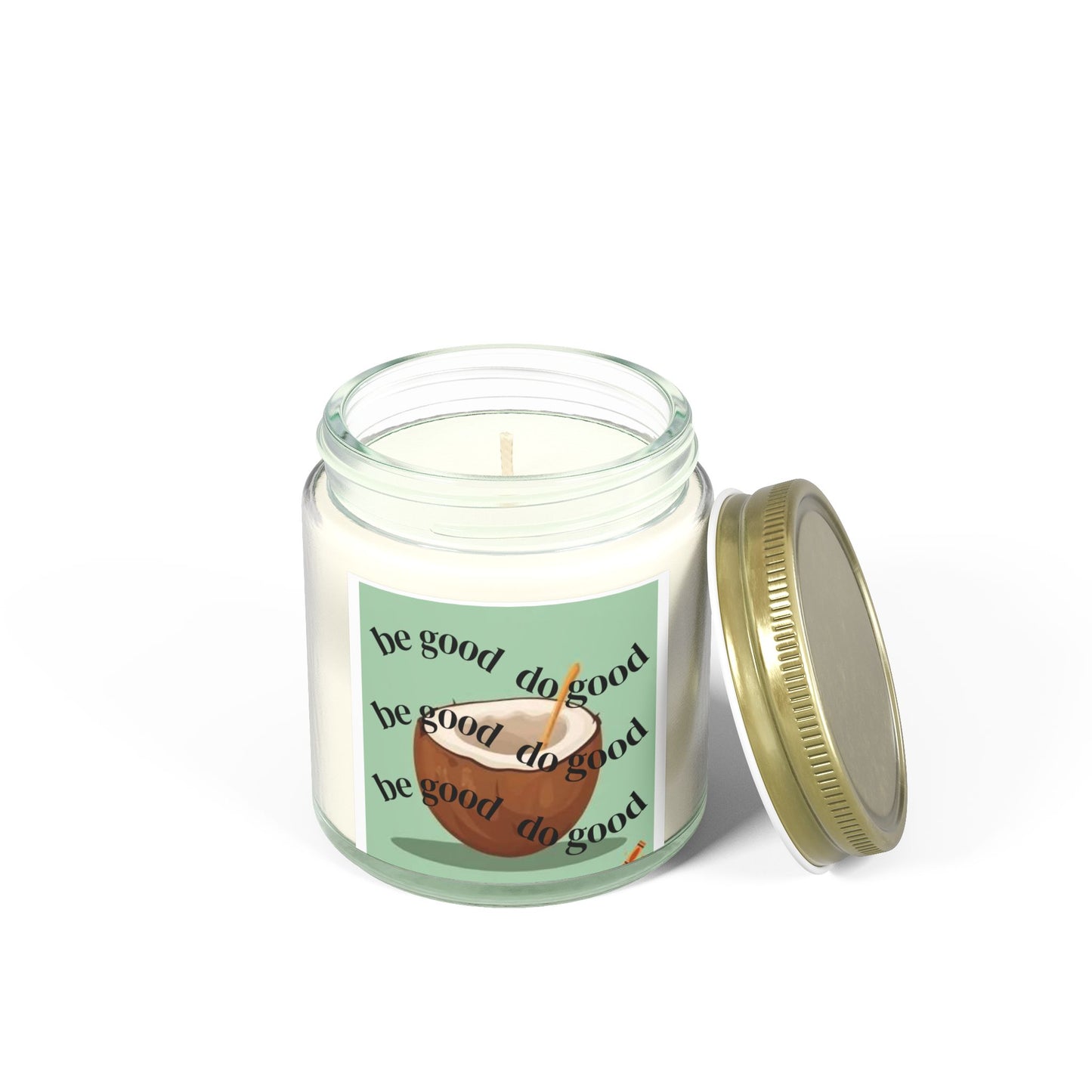 Be Good, Do Good Scented Candles - Eco-Friendly Coconut Apricot Wax, Perfect Gifts for Relaxation, Home Decor, Wellness