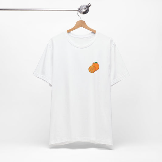 Fresh Off the Market Citrus Tee - Unisex Short Sleeve Shirt, Casual Wear, Summer Fashion, Gift for Fruit Lovers, Orange Graphic T-Shirt
