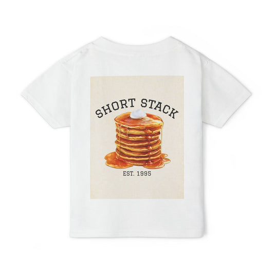 Vintage Toddler T-Shirt with Pancake Design, Perfect Birthday Gift, Toddler Clothing, Cute Funny Tee for Kids, Baby Shower Gift