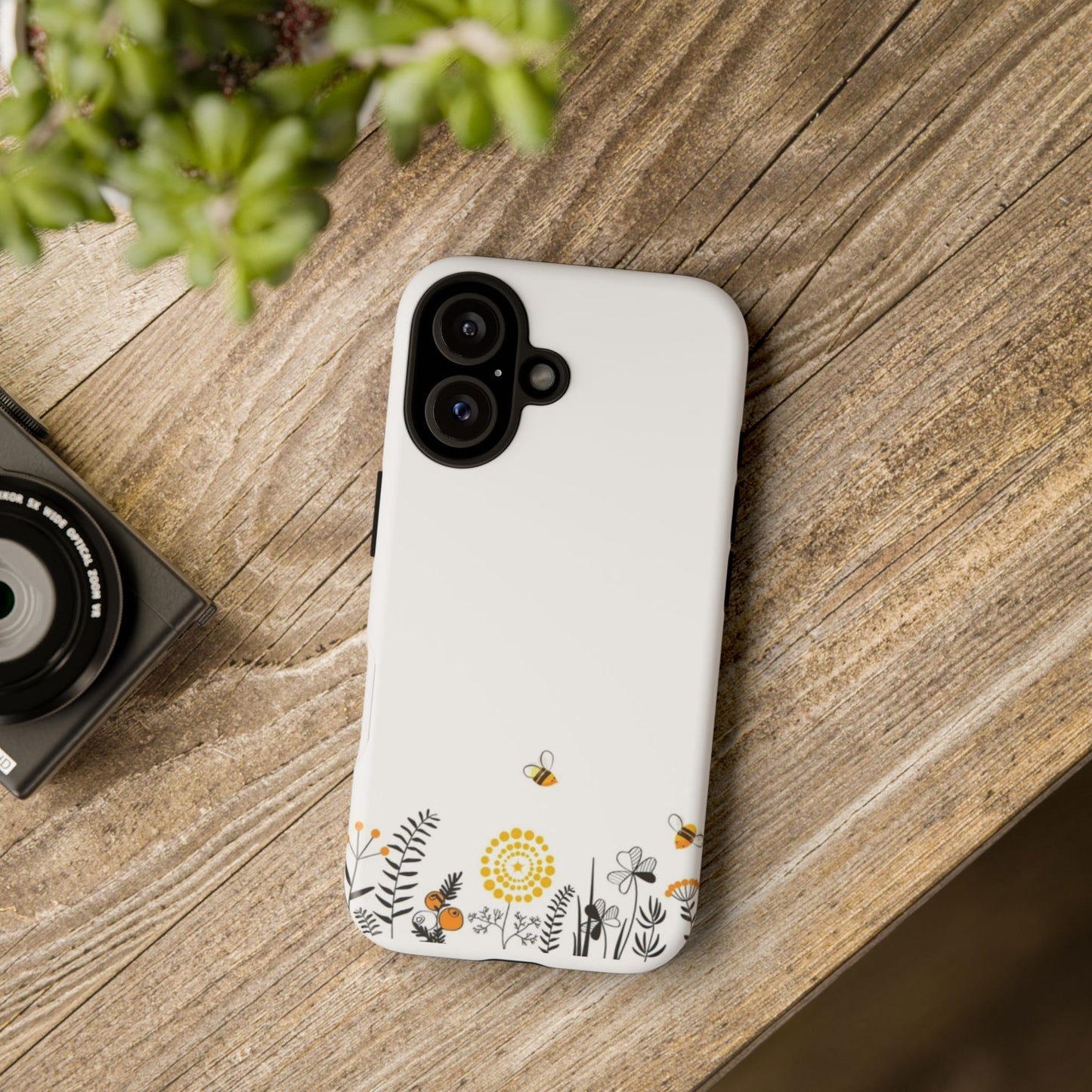 Tough Cases - Floral Honeybee Phone Case, Nature-Inspired Protective Cover, Perfect Gift for Nature Lovers, Eco-Friendly Style, Fun [...]