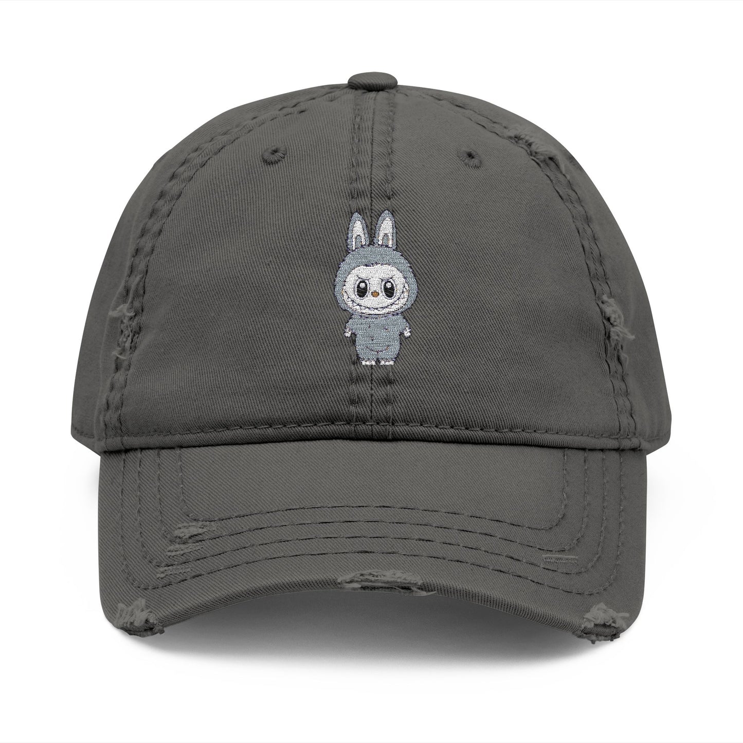 Distressed Dad Hat with Cute Bunny Embroidery, Casual Cap for Outdoor Adventures, Great Gift for Dads, Unique Fashion Statement, [...]